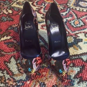 Christian Louboutin Neon Multicolor Star Heels